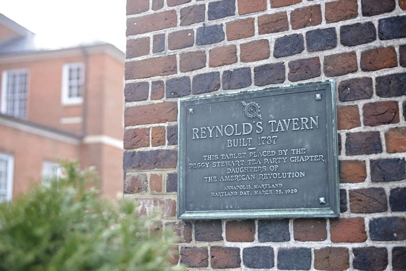 Reynolds Tavern Plaque for History Page - Reynolds Tavern